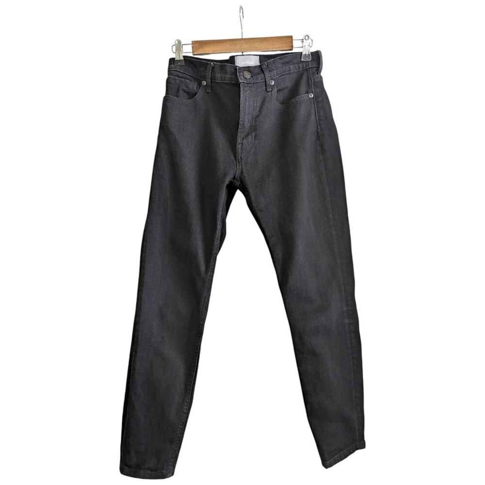 Everlane Mid Rise Ankle Jeans Black Denim, Women's Size 29
